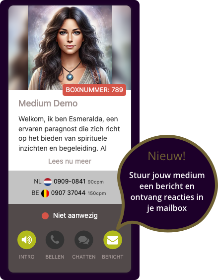 Nieuw Mastermedium Gratis Berichtenservice